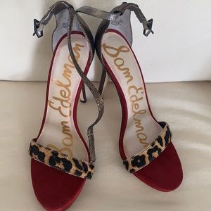 Sam Edelman Ted suede cheetah stiletto